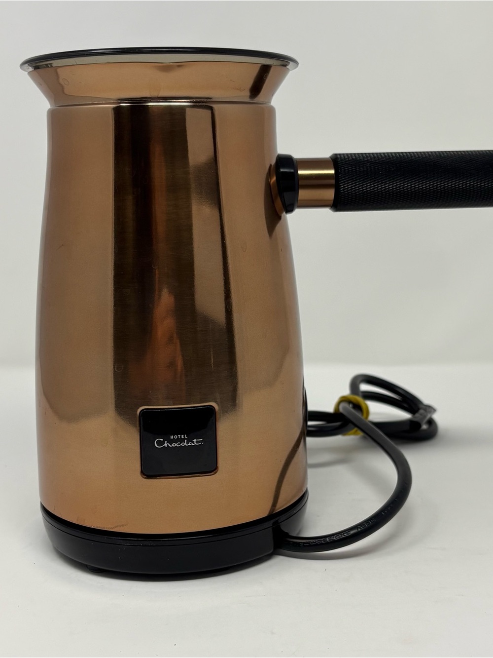 Hotel Chocolat Velvetiser Chocolate Drink Maker Frother Copper Color